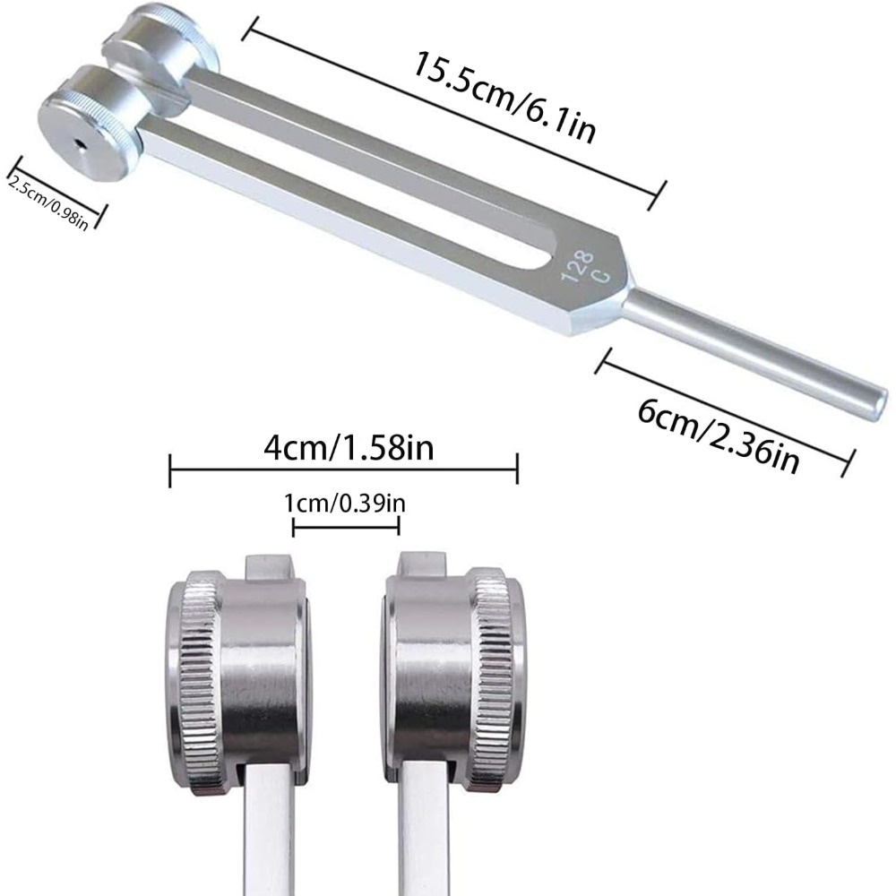 128Hz Tuning Fork Set - Stainl - Waxing Kit Home avaliação e preço