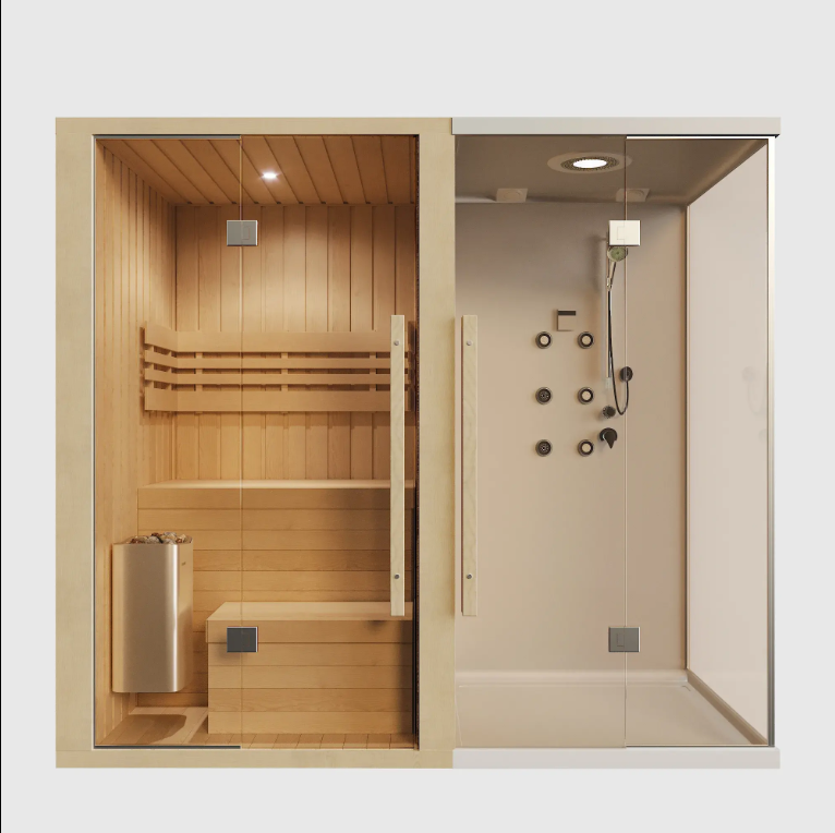 Indoor Sauna Room, Solid Canad - Home Spa Wellness avaliação e preço