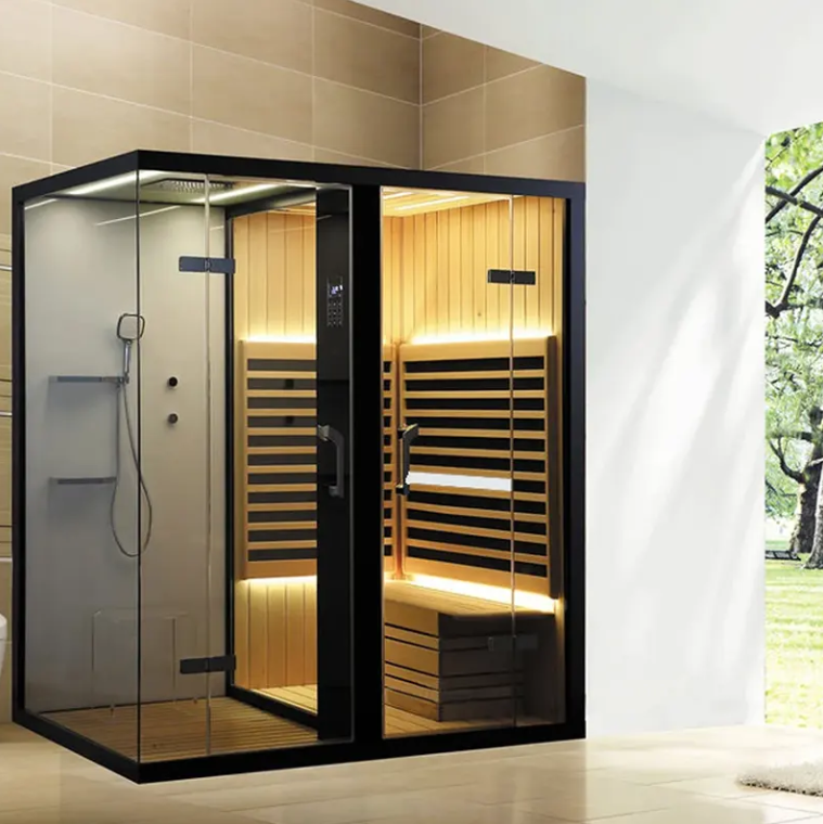 Indoor Sauna Room, Solid Canad - Home Spa Wellness avaliação e preço