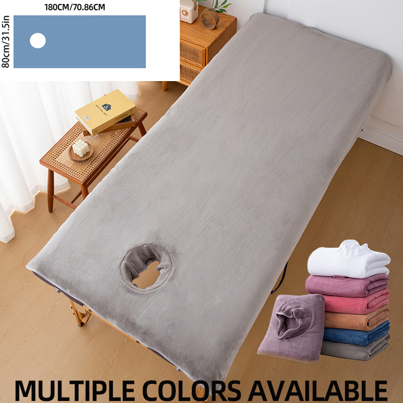 1Pc Beauty Bed Sheet with Hole - Spa Wellness Center avaliação e preço
