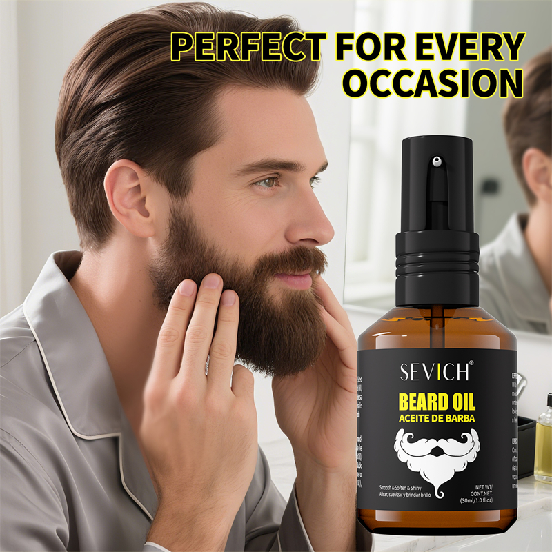 Men Beard Oil Kit Beard Moistu - Waxing Kit Home avaliação e preço