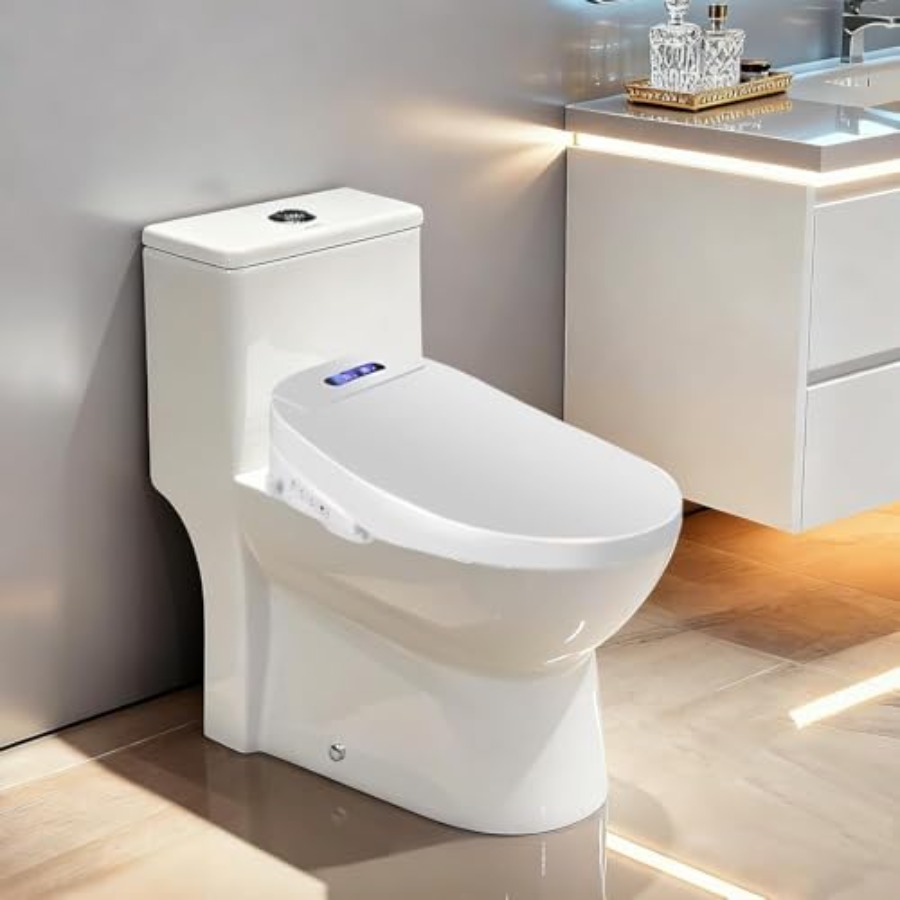 Electric Bidet Toilet Seat wit - Spa & Wellness Hotel Diament Ustroń Zdjęcia avaliação e preço