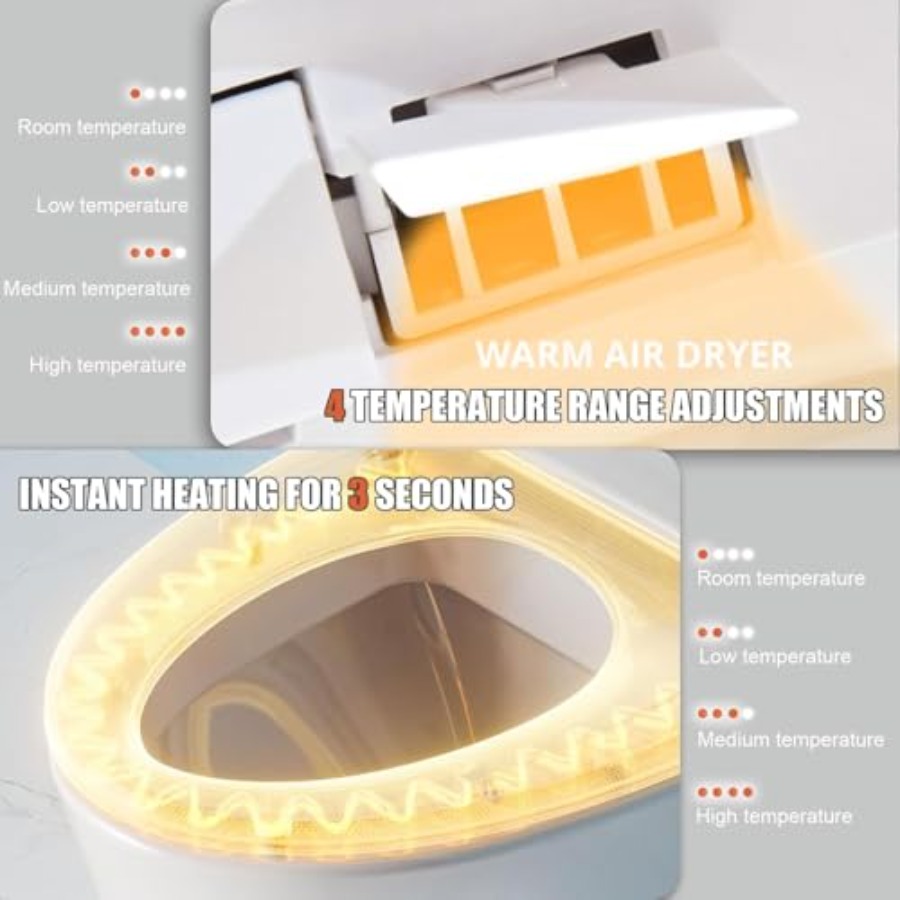 Electric Bidet Toilet Seat wit - Spa & Wellness Hotel Diament Ustroń Zdjęcia avaliação e preço
