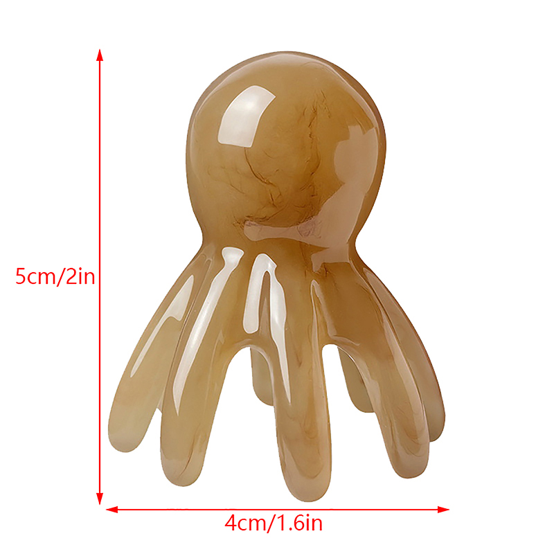 2Pcs Resin Octopus Comb Scalp  - Home Spa Wellness avaliação e preço