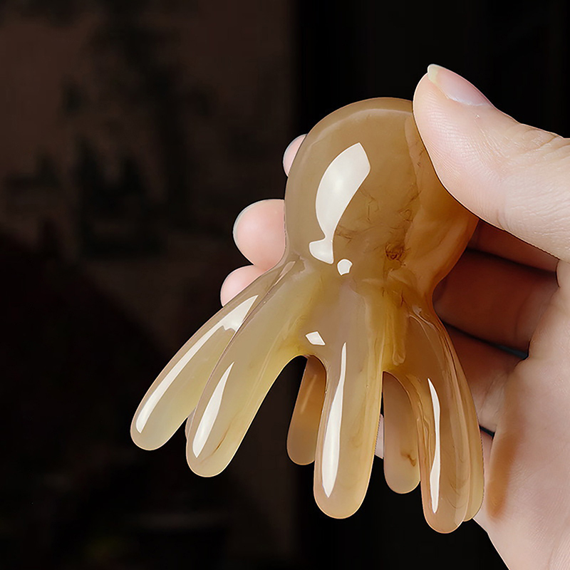 2Pcs Resin Octopus Comb Scalp  - Home Spa Wellness avaliação e preço