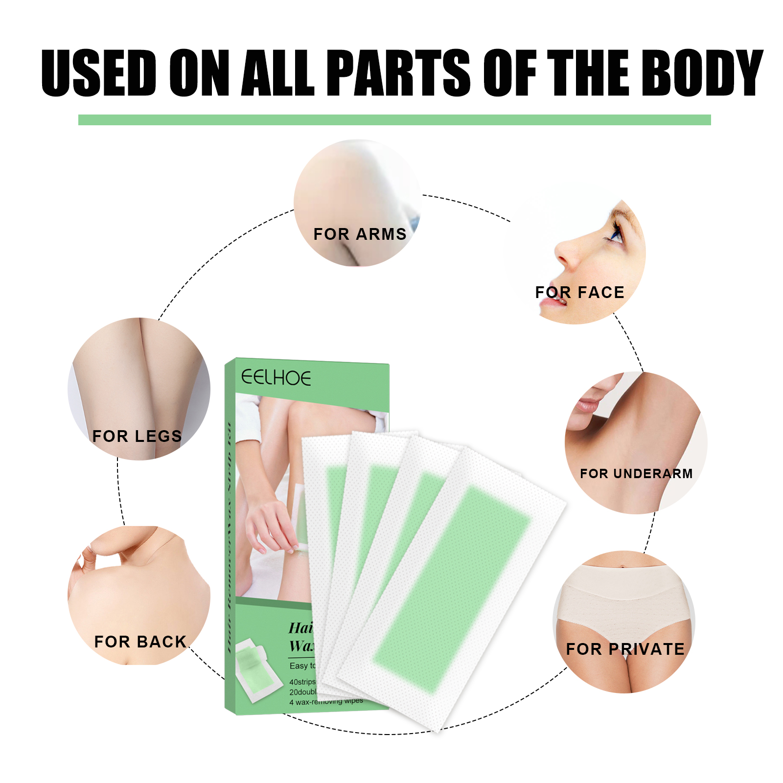 EELHOE Hair Removal Wax Strip  - Waxing Kit Home avaliação e preço