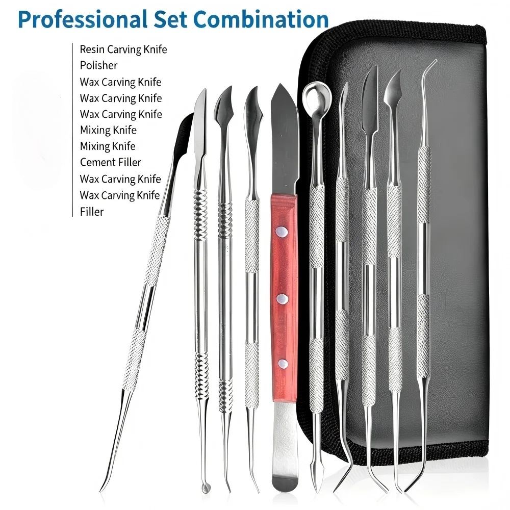 10Pcs Dental Carving And Filli - Waxing Kit Home avaliação e preço