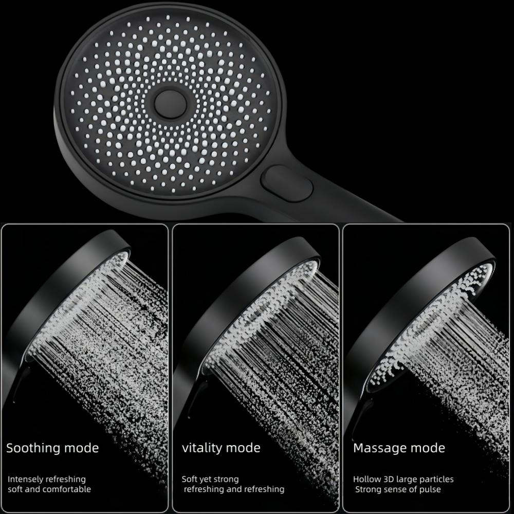 Large 130mm Handheld Shower He - Spa & Wellness Hotel Diament Ustroń Zdjęcia avaliação e preço