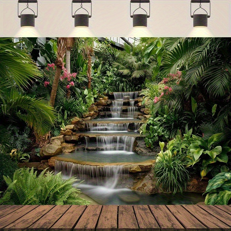 Waterfall Garden Tapestry Lush - Spa Wellness Center avaliação e preço