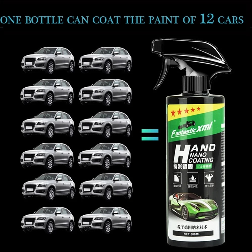 500Ml Nano Ceramic Car Coating - Waxing Kit Home avaliação e preço