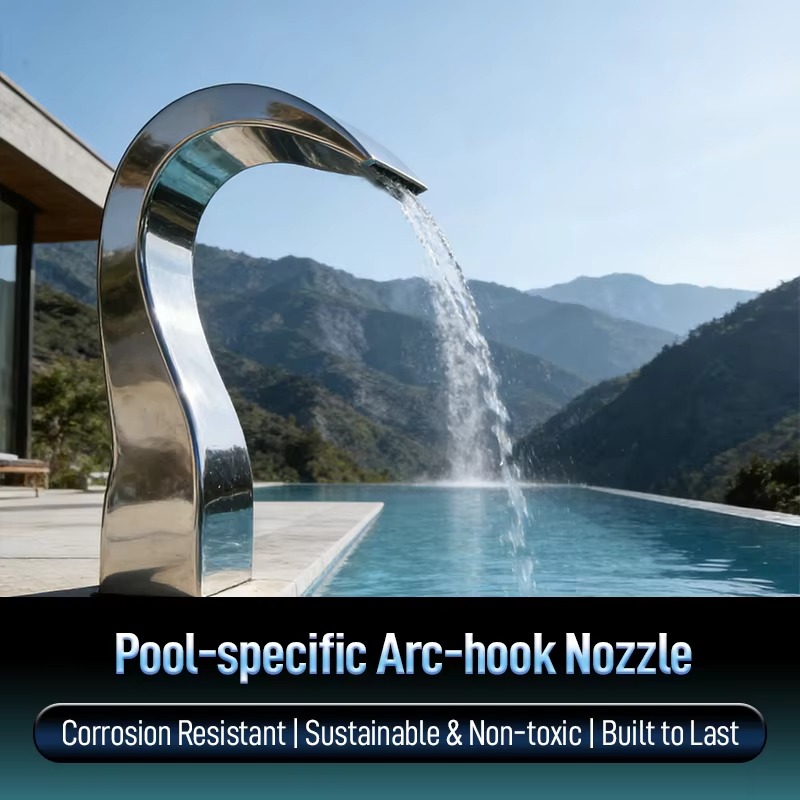 Stainless Steel Arc Hook Nozzl - Spa & Wellness Hotel Diament Ustroń Zdjęcia avaliação e preço