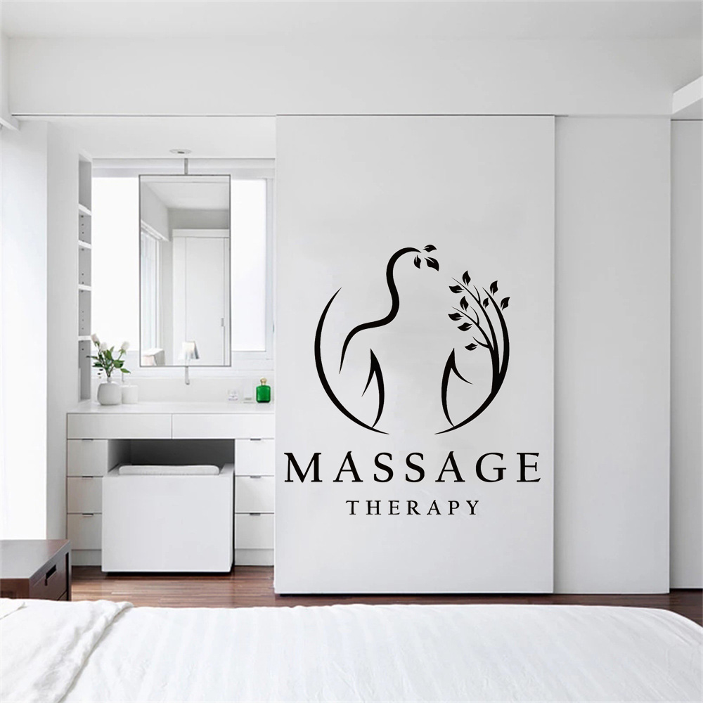 Massage Therapy Vinyl Wall Dec - Spa Wellness Salon avaliação e preço