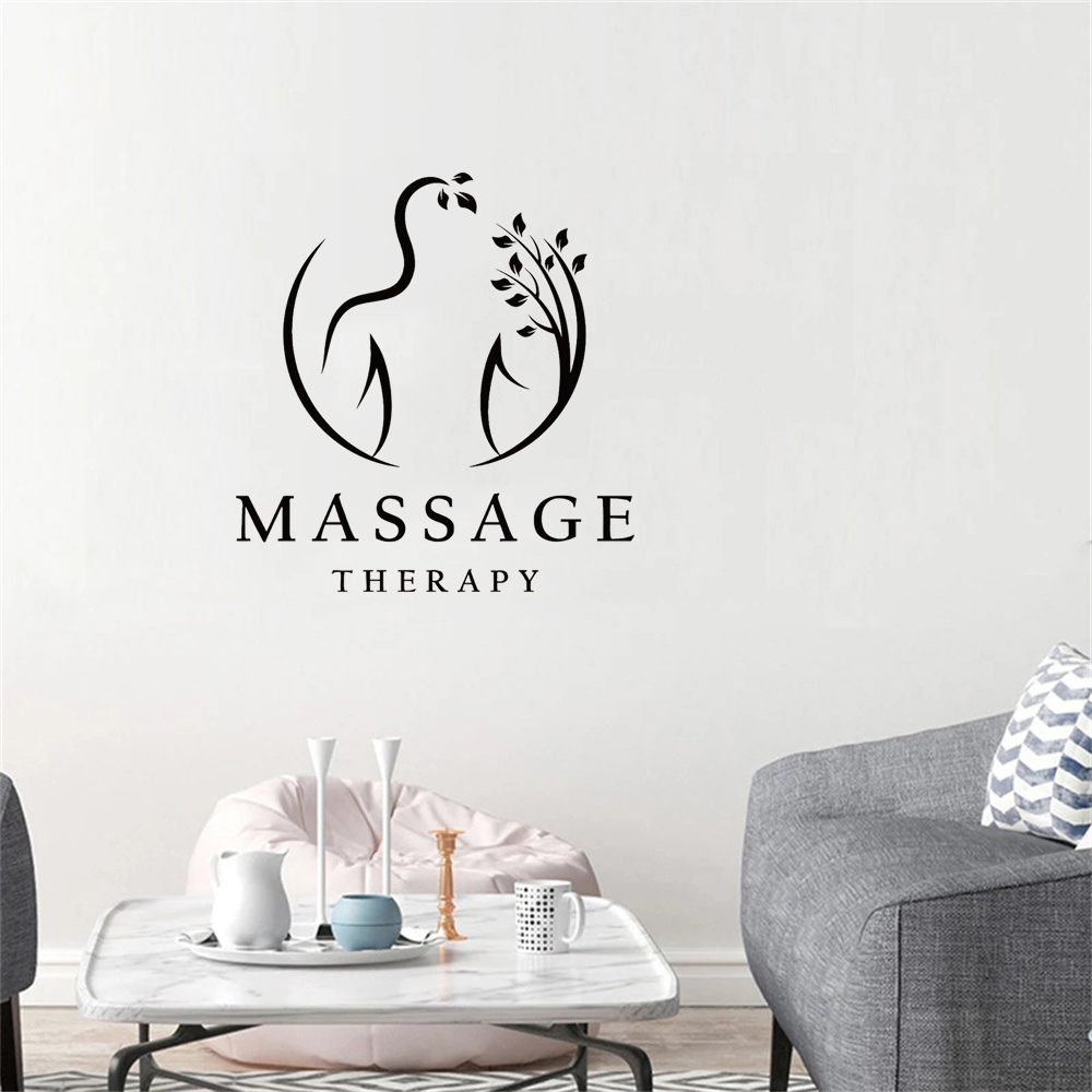 Massage Therapy Vinyl Wall Dec - Spa Wellness Salon avaliação e preço