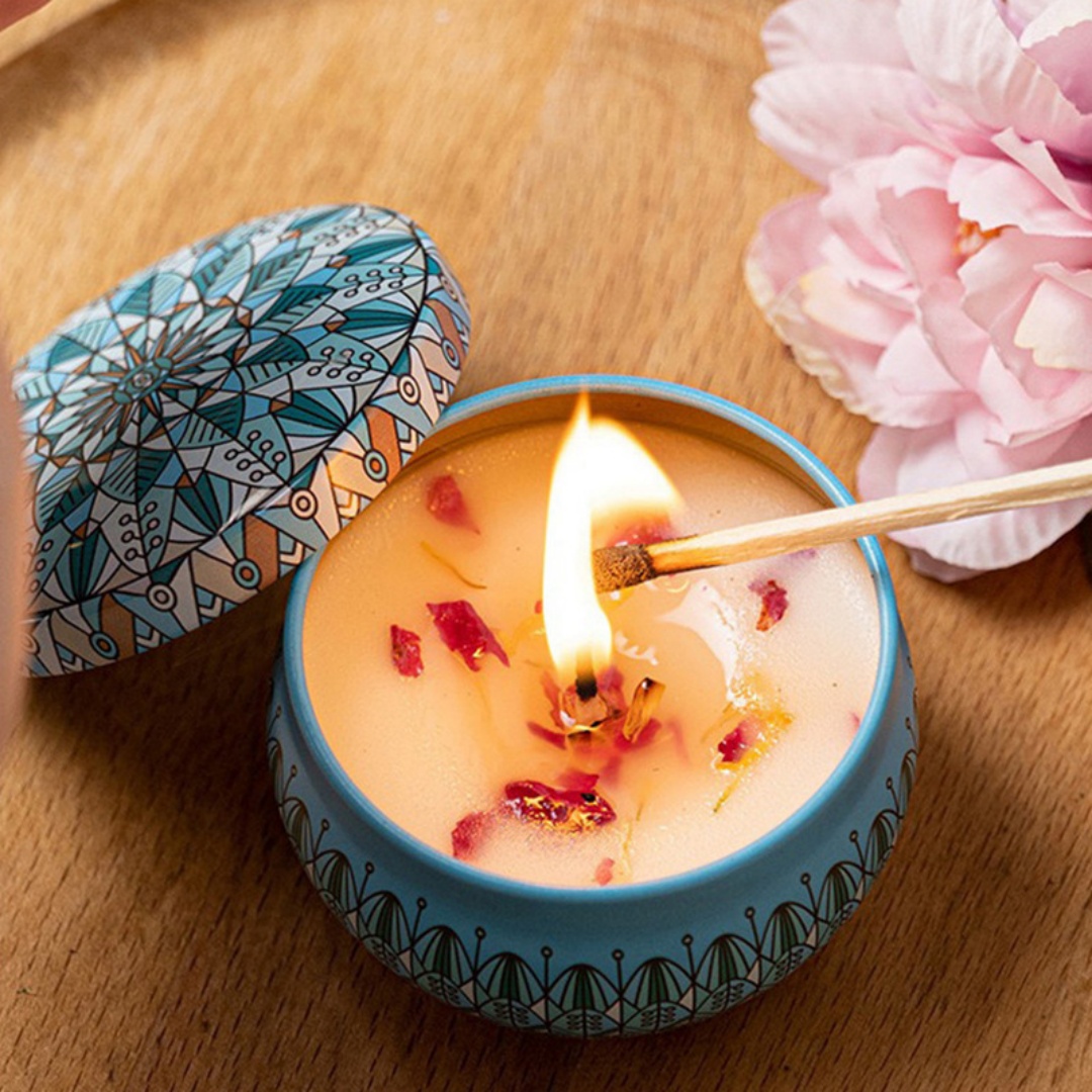 Rose-shaped candles,romantic a - Waxing Kit Home avaliação e preço