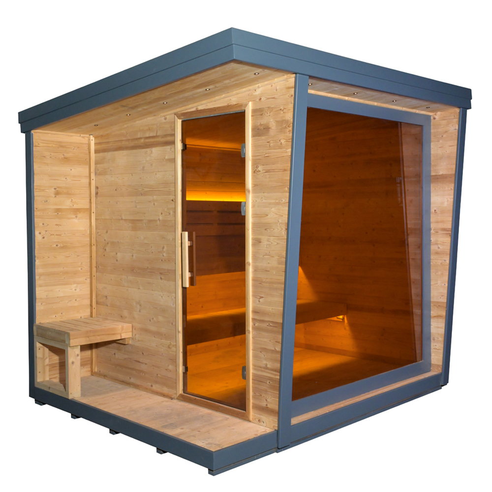 Custom Made Gray Outdoor Moder - Home Spa Wellness avaliação e preço